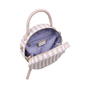 Moda Luxe Capetown-Striped Women : Crossbody : Crossbody 842017114185 | Natural White