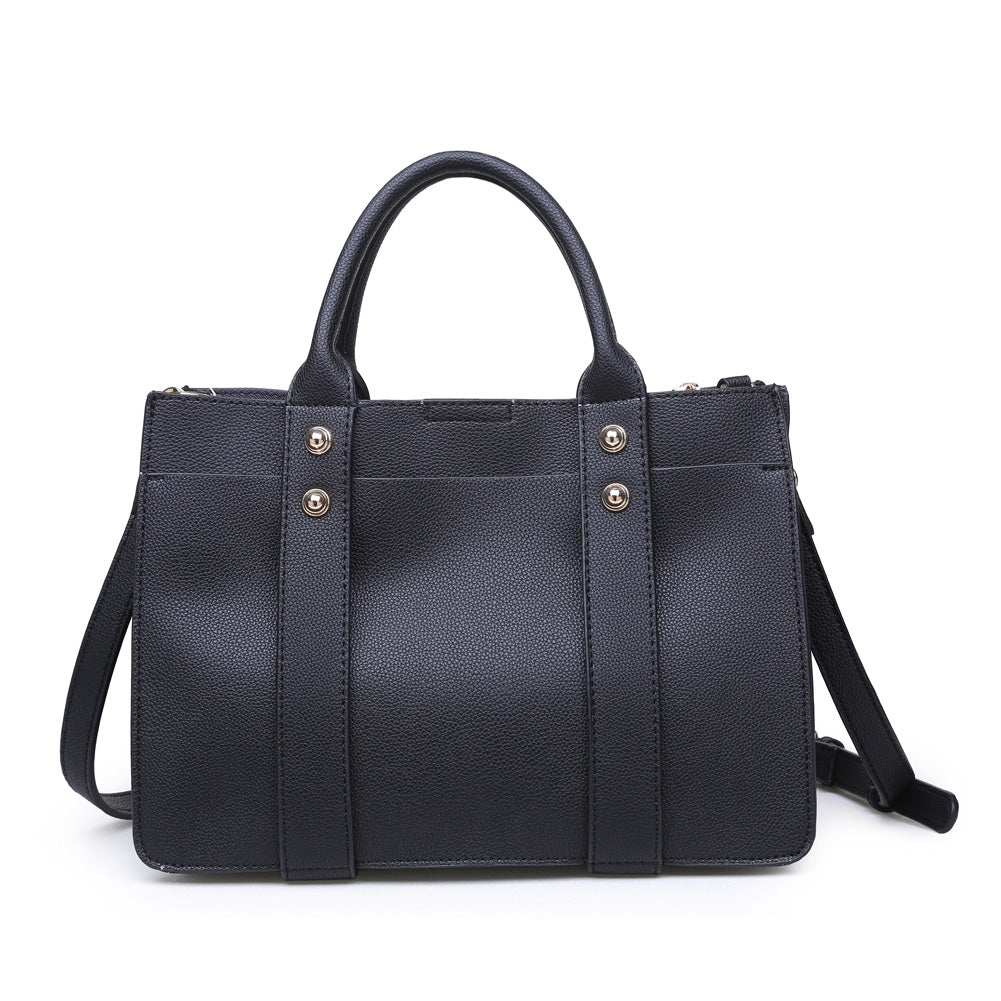 Moda Luxe Rockefeller Women : Handbags : Satchel 842017115557 | Black