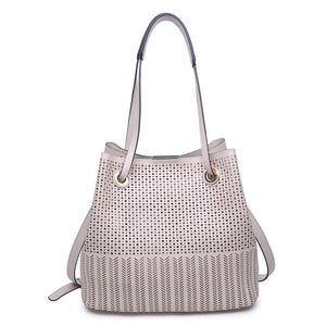 Moda Luxe Clara Women : Handbags : Tote 842017111856 | Cream
