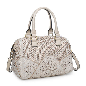 Moda Luxe Bristol Women : Handbags : Satchel 842017115090 | Cream