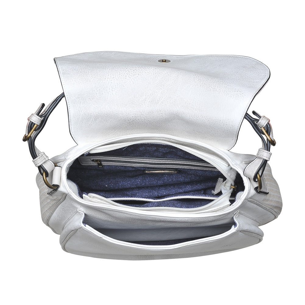 Moda Luxe Alma Women : Handbags : Messenger 842017113690 | White