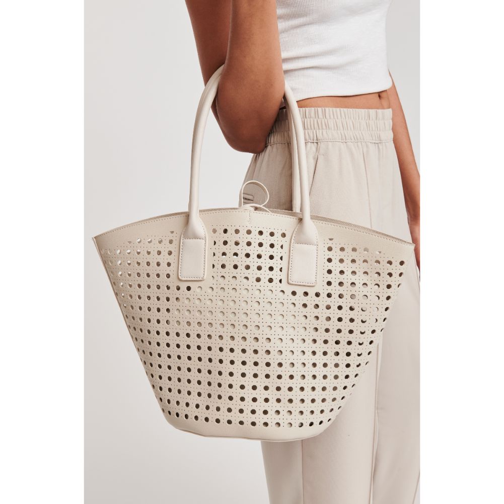 Moda Luxe Palmas Women : Handbags : Tote 842017123767 | Ivory