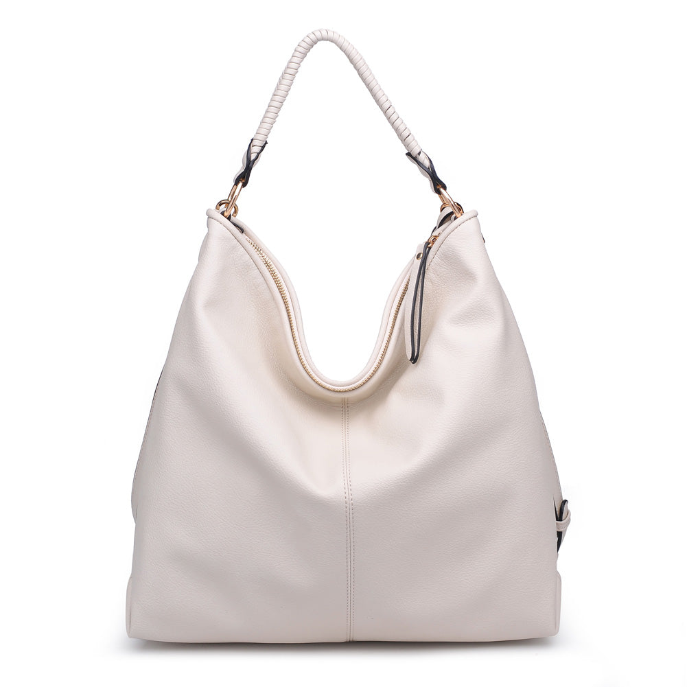 Moda Luxe Jessica Women : Handbags : Hobo 842017118411 | Ivory
