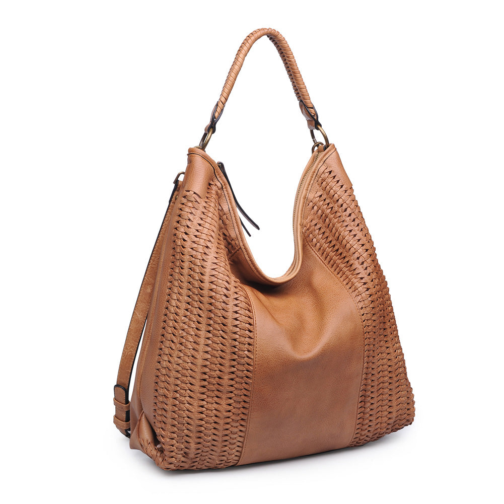 Moda Luxe Hobo Crossbody Purse - Women's Bags in Tan