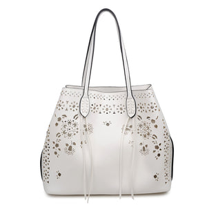 Moda Luxe Canal Women : Handbags : Tote 842017113959 | White