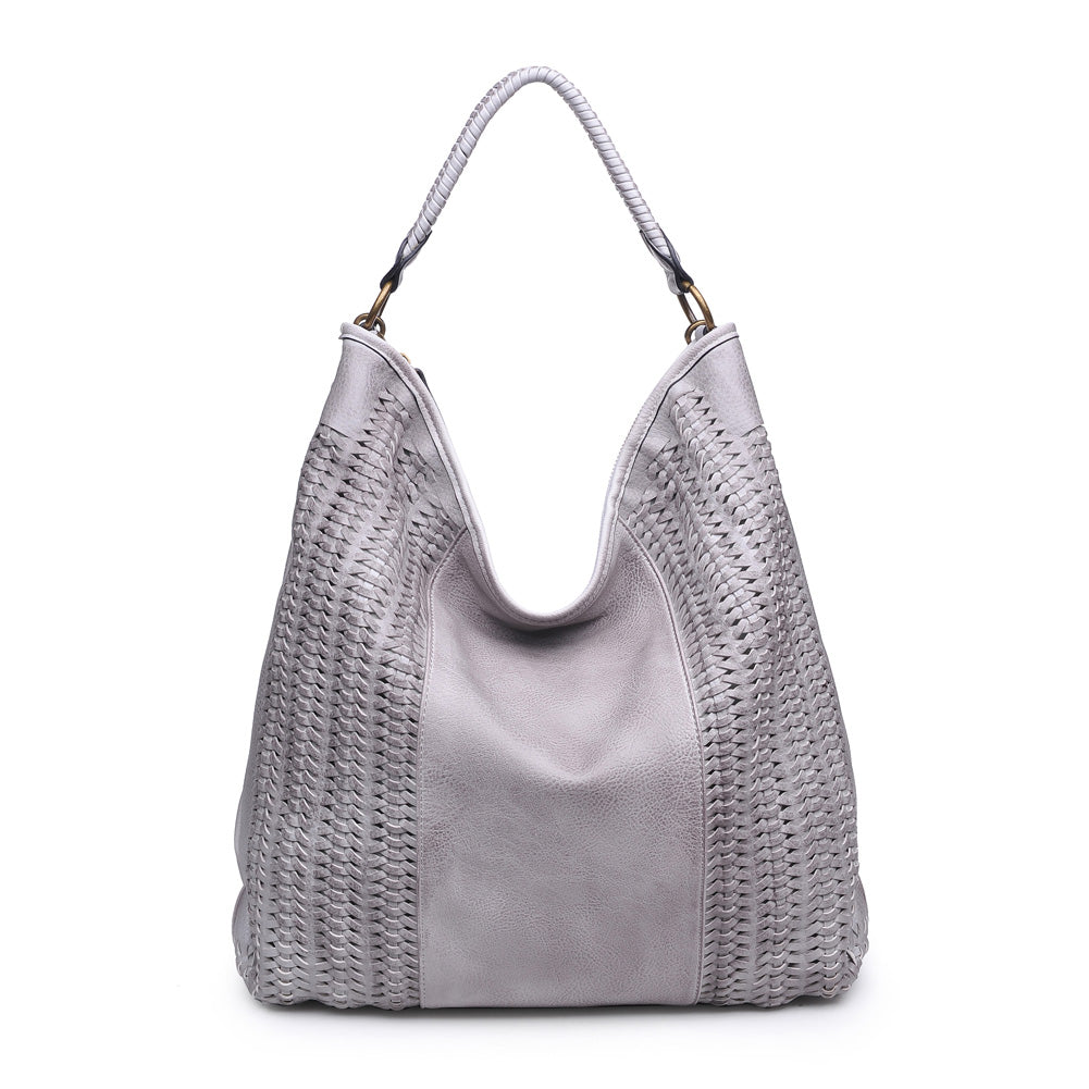 Moda Luxe Allison Women : Handbags : Hobo 842017119241 | Grey