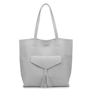 Moda Luxe Odyssey Women : Handbags : Tote 842017112181 | Dove Grey