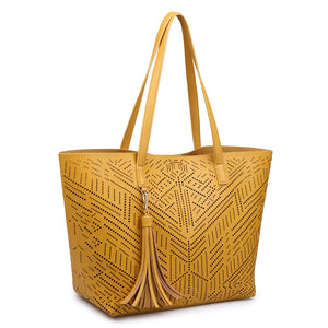 Moda Luxe Wanderlust Women : Handbags : Tote 842017110941 | Mustard