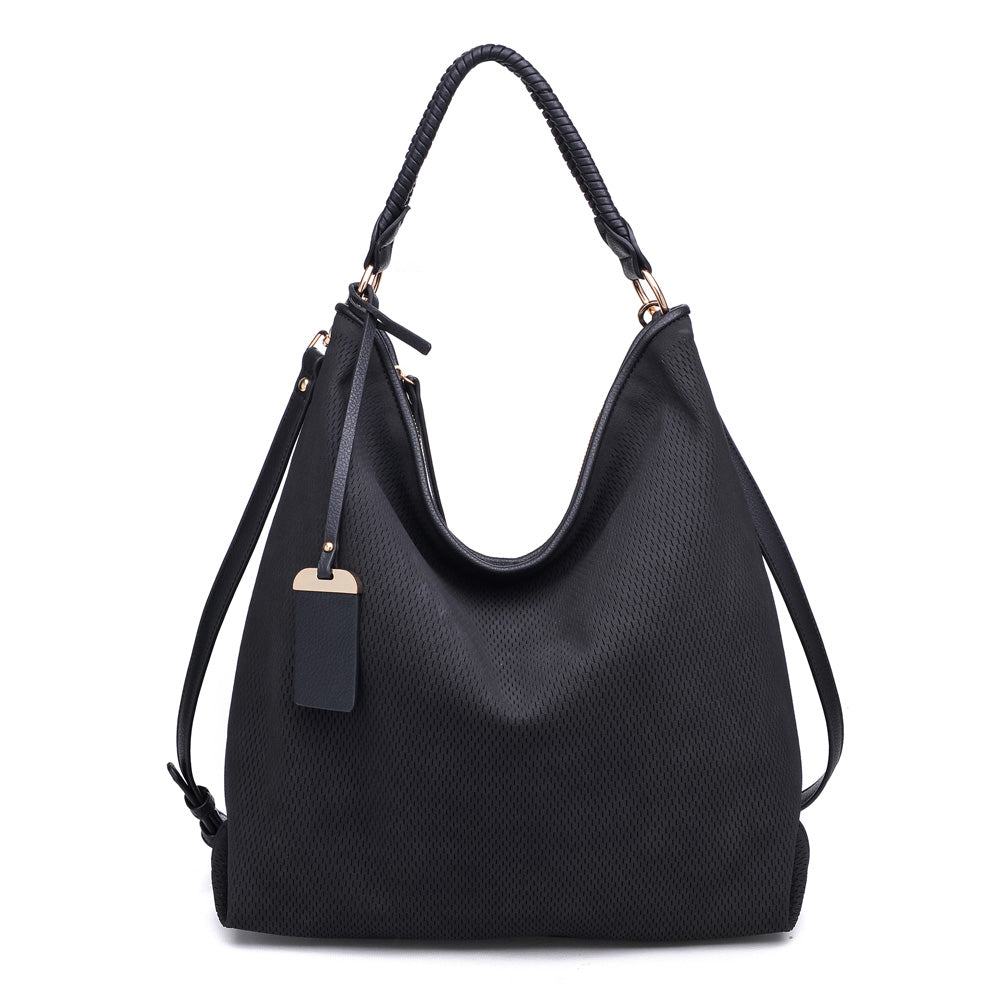 Moda Luxe Jessica Women : Handbags : Hobo 842017118404 | Black