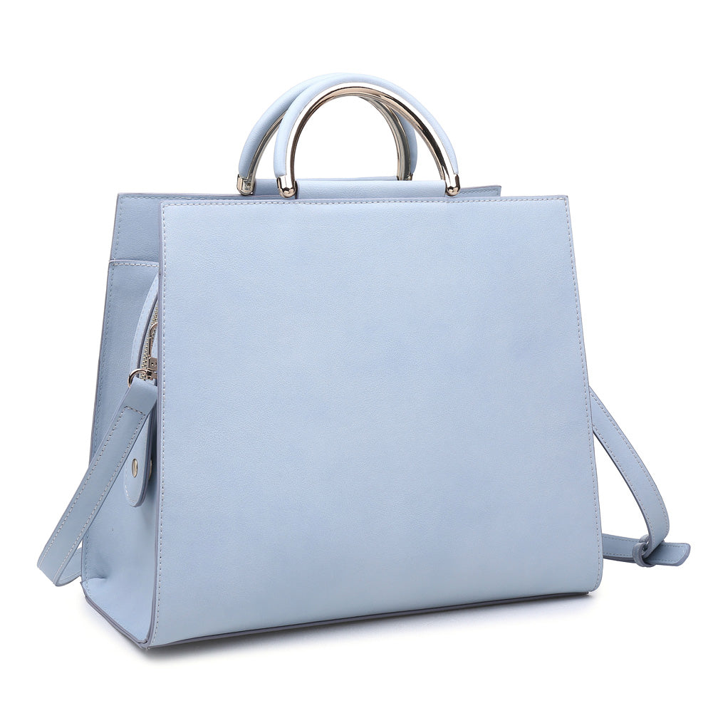 Moda Luxe Noelle Women : Handbags : Satchel 842017113485 | Powder Blue