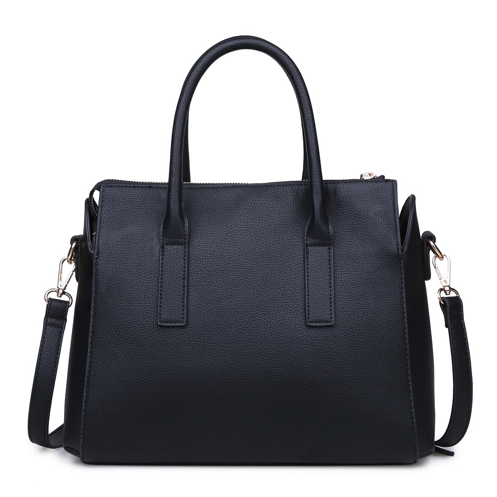 Moda Luxe Verona Women : Handbags : Satchel 842017114918 | Black