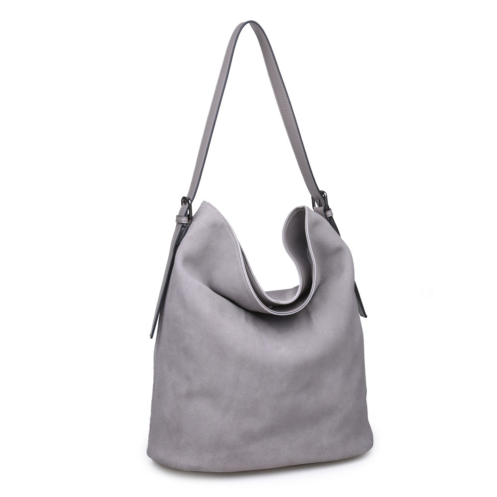 Moda Luxe Dakota Women : Handbags : Hobo 842017115083 | Grey