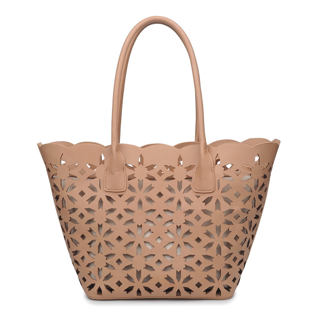 Moda Luxe Goddess Women : Handbags : Tote 842017112242 | Natural
