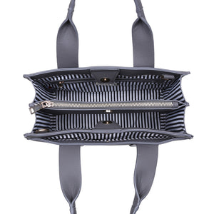 Moda Luxe Kelly Women : Handbags : Satchel 842017116349 | Grey