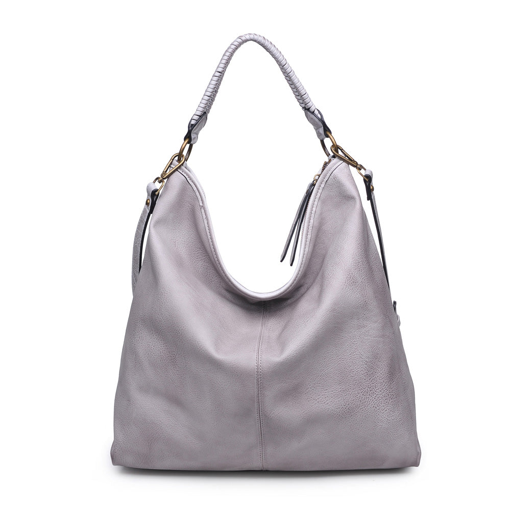 Moda Luxe Allison Women : Handbags : Hobo 842017119241 | Grey