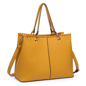 Moda Luxe Daphne Women : Handbags : Satchel 842017119555 | Mustard