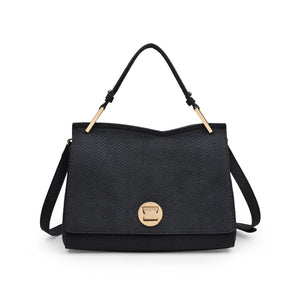 Moda Luxe Camila Snake Women : Handbags : Satchel 842017121626 | Black