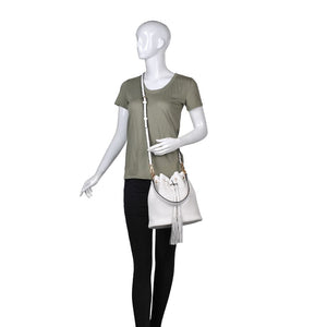 Moda Luxe Allie Women : Handbags : Bucket 842017123835 | White
