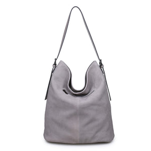 Moda Luxe Dakota Women : Handbags : Hobo 842017115083 | Grey