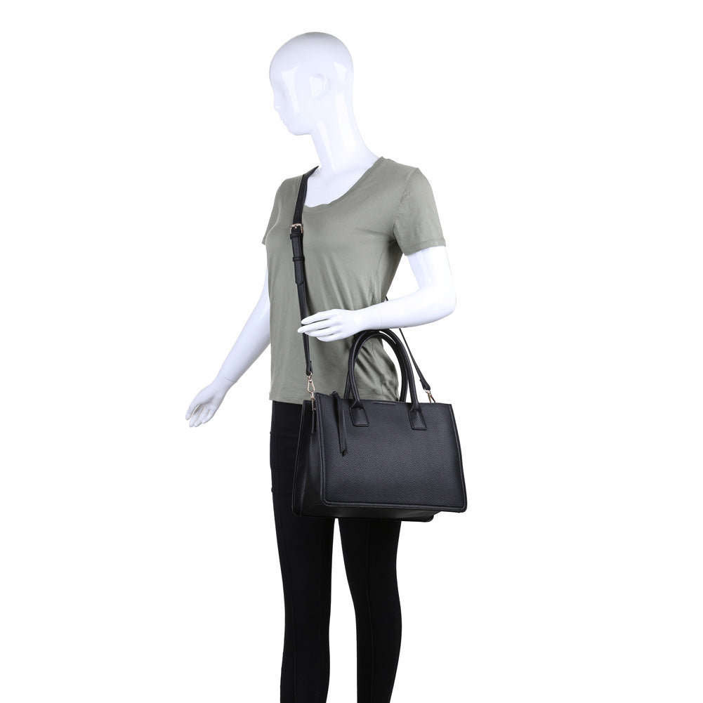 Moda Luxe Amanda Women : Handbags : Satchel 842017116356 | Black
