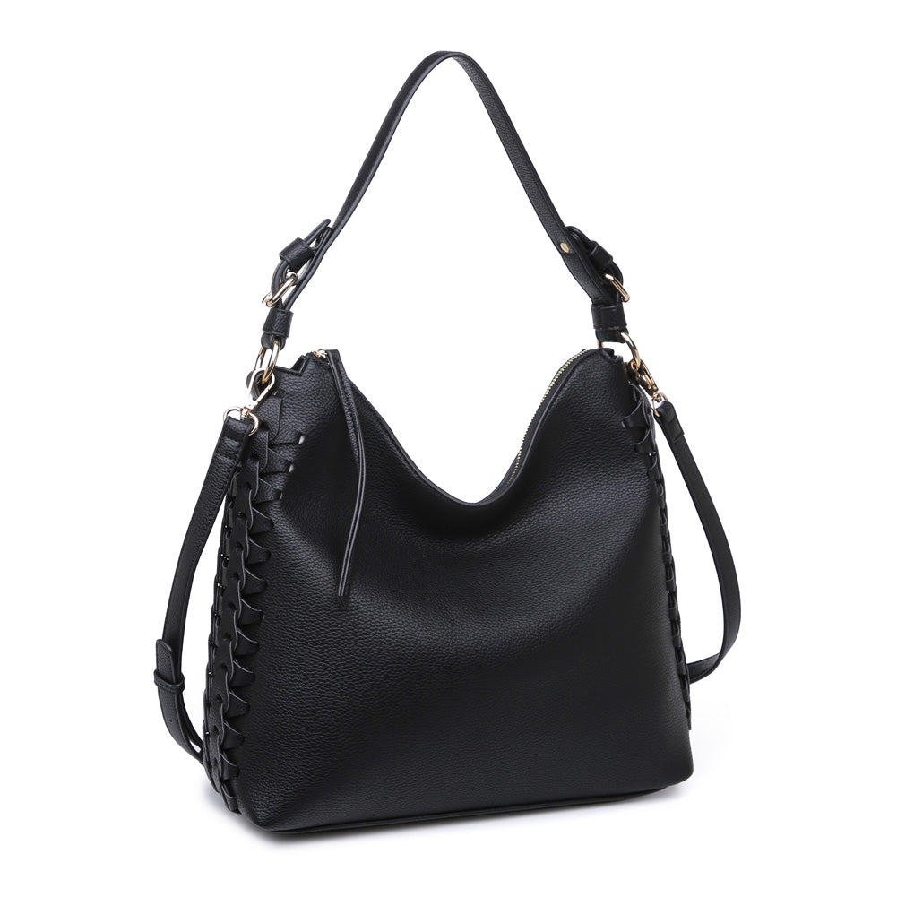 Moda Luxe Stephanie Women : Handbags : Hobo 842017119739 | Black