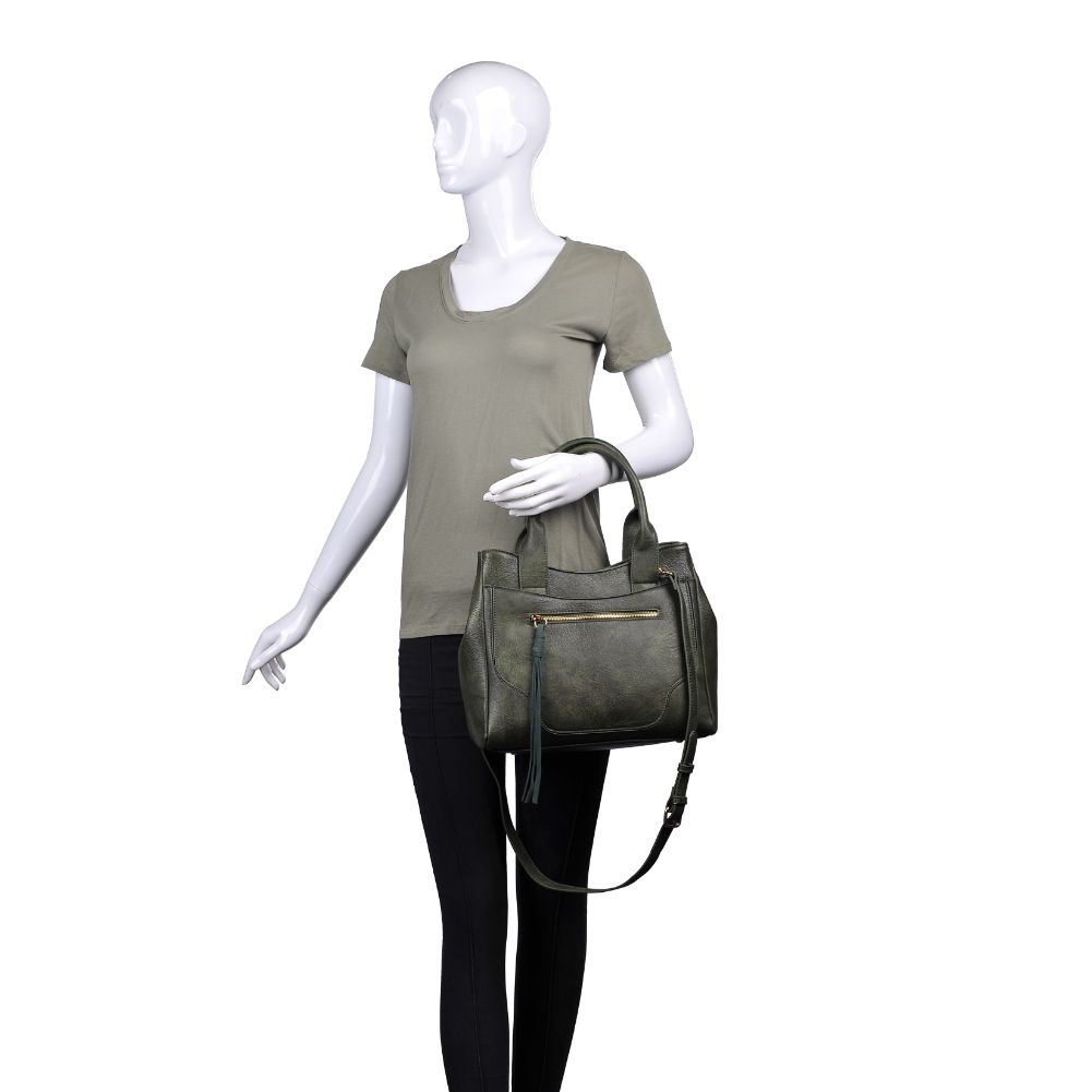 Moda Luxe Kaitlyn Women : Handbags : Satchel 842017122333 | Olive