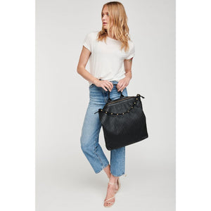 Moda Luxe Belle Women : Handbags : Tote 842017126843 | Black
