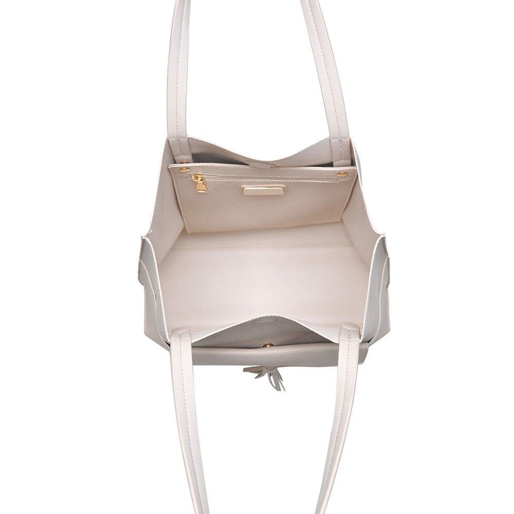 Moda Luxe Odyssey Women : Handbags : Tote 842017112174 | Cream
