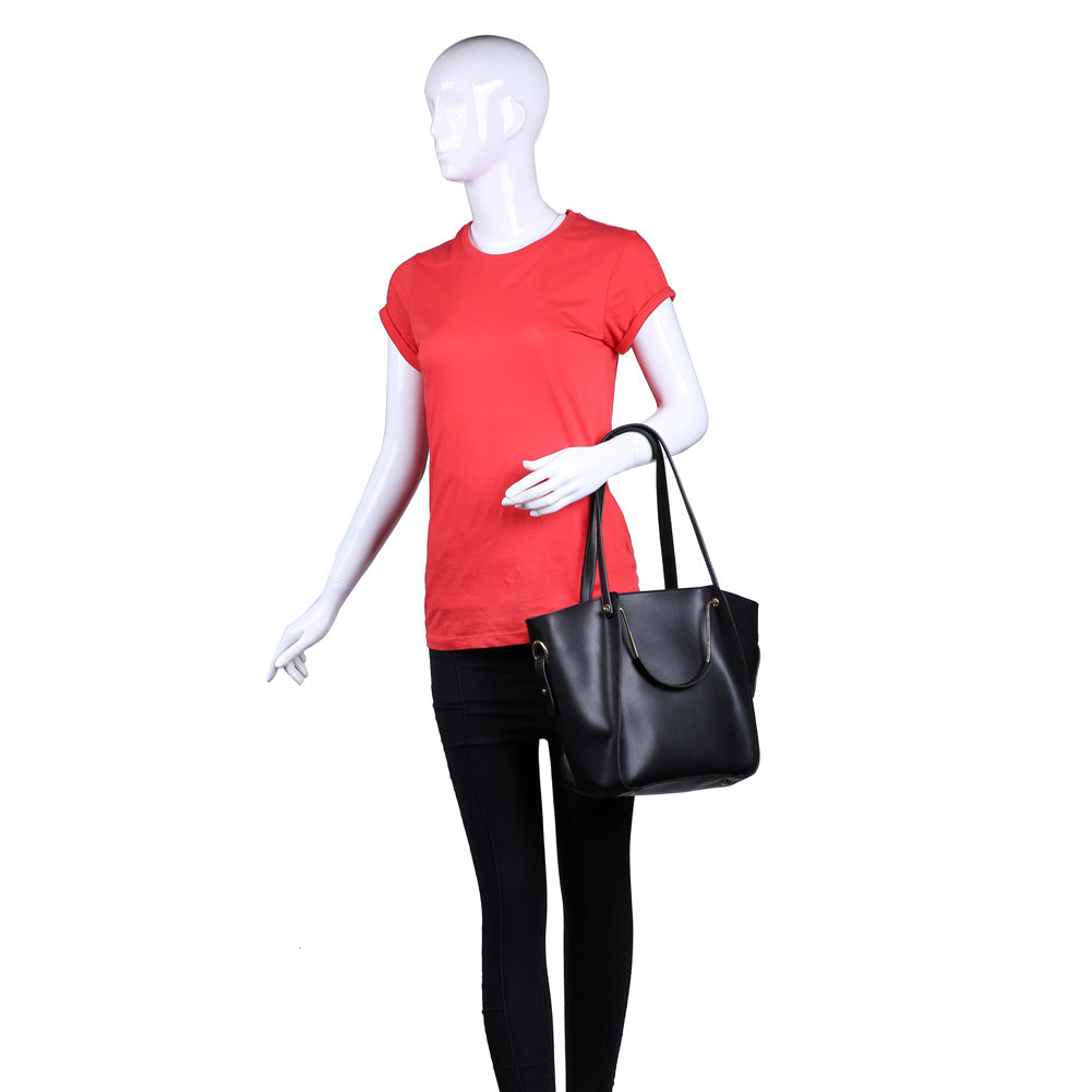 Moda Luxe Cairo Women : Handbags : Satchel 842017115137 | Black