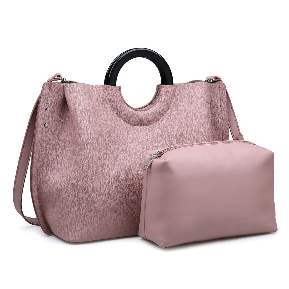 Moda Luxe Rebecca Women : Handbags : Satchel 842017114499 | Blush