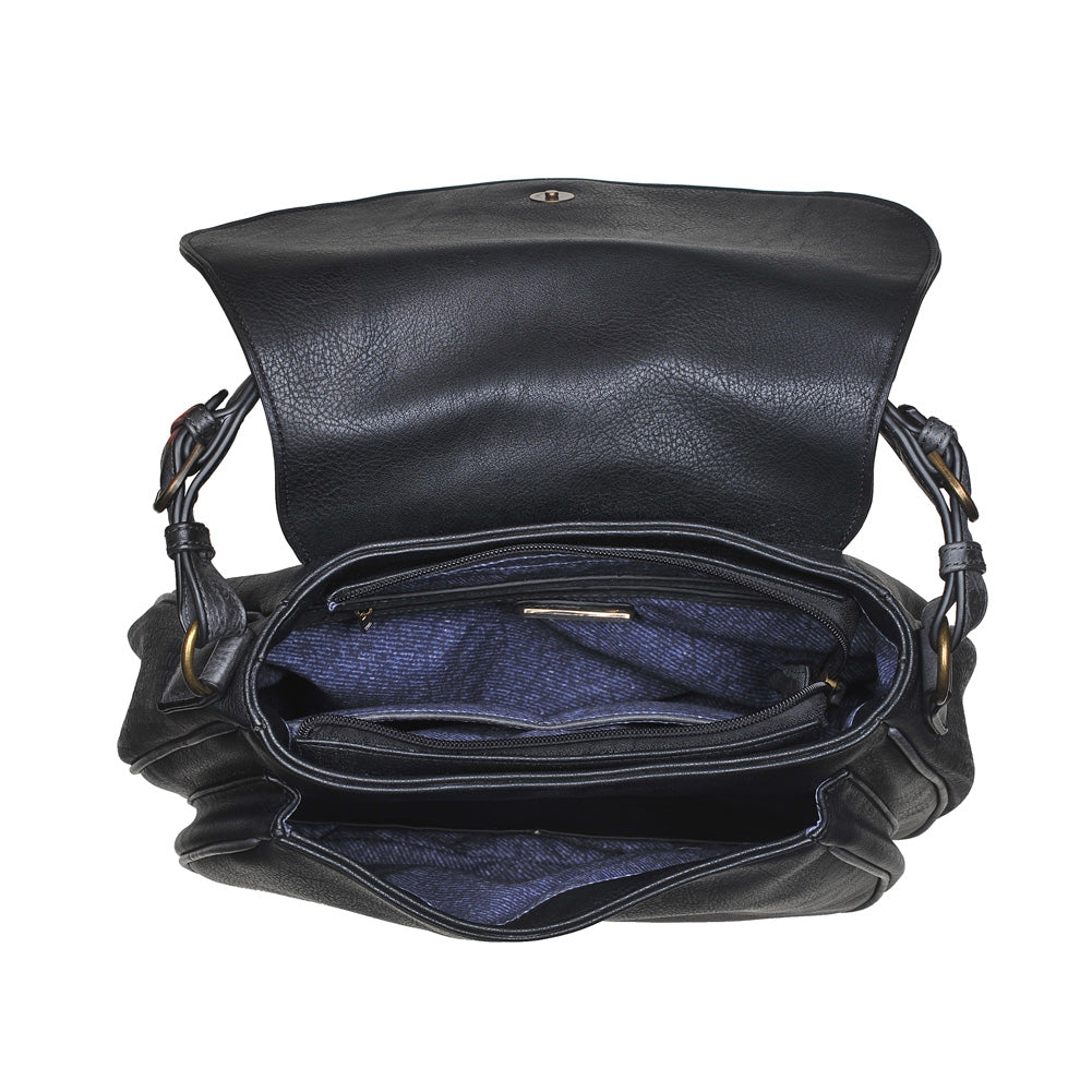 Moda Luxe Alma Women : Handbags : Messenger 842017113706 | Black