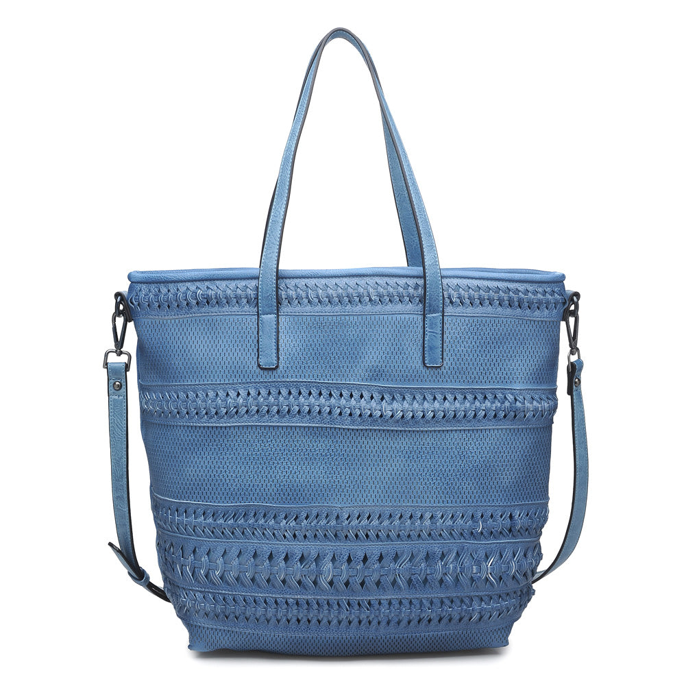 Moda Luxe Magdelena Women : Handbags : Tote 842017113867 | Blue