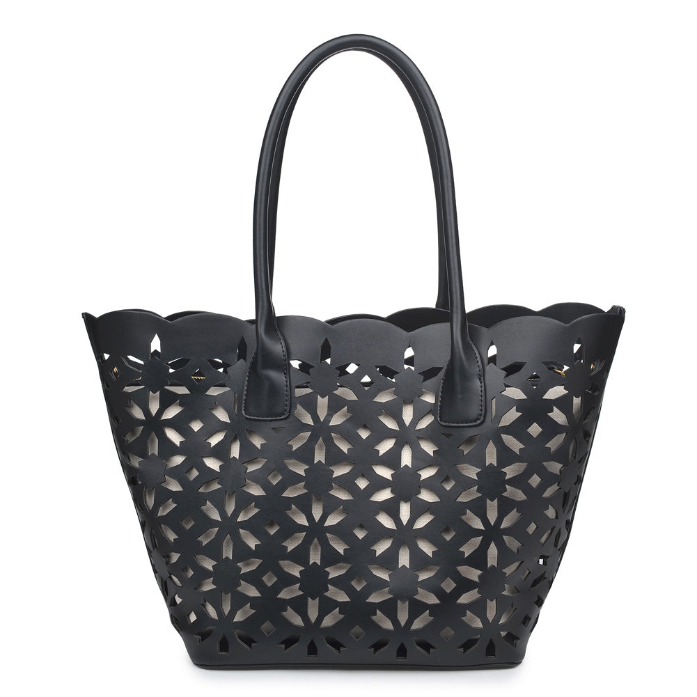Moda Luxe Goddess Women : Handbags : Tote 842017112235 | Black