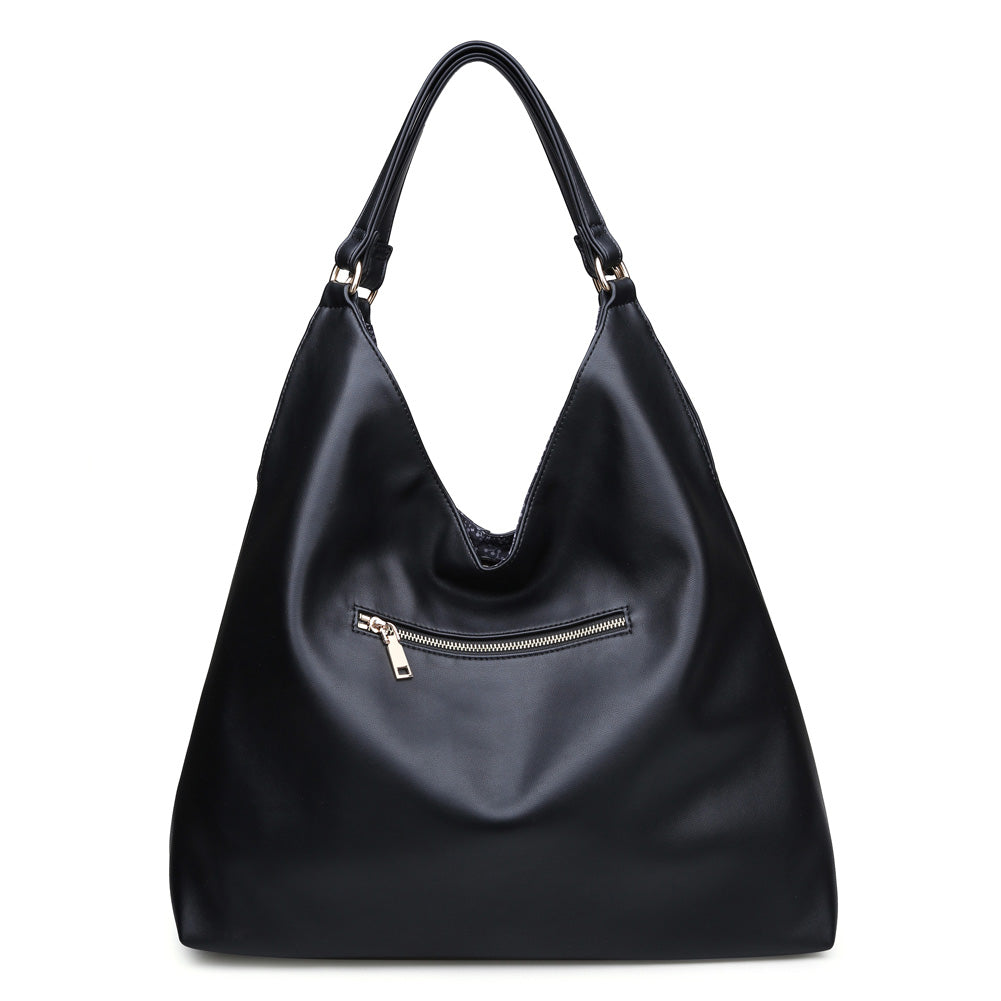 Moda Luxe Everest Women : Handbags : Hobo 842017114819 | Black