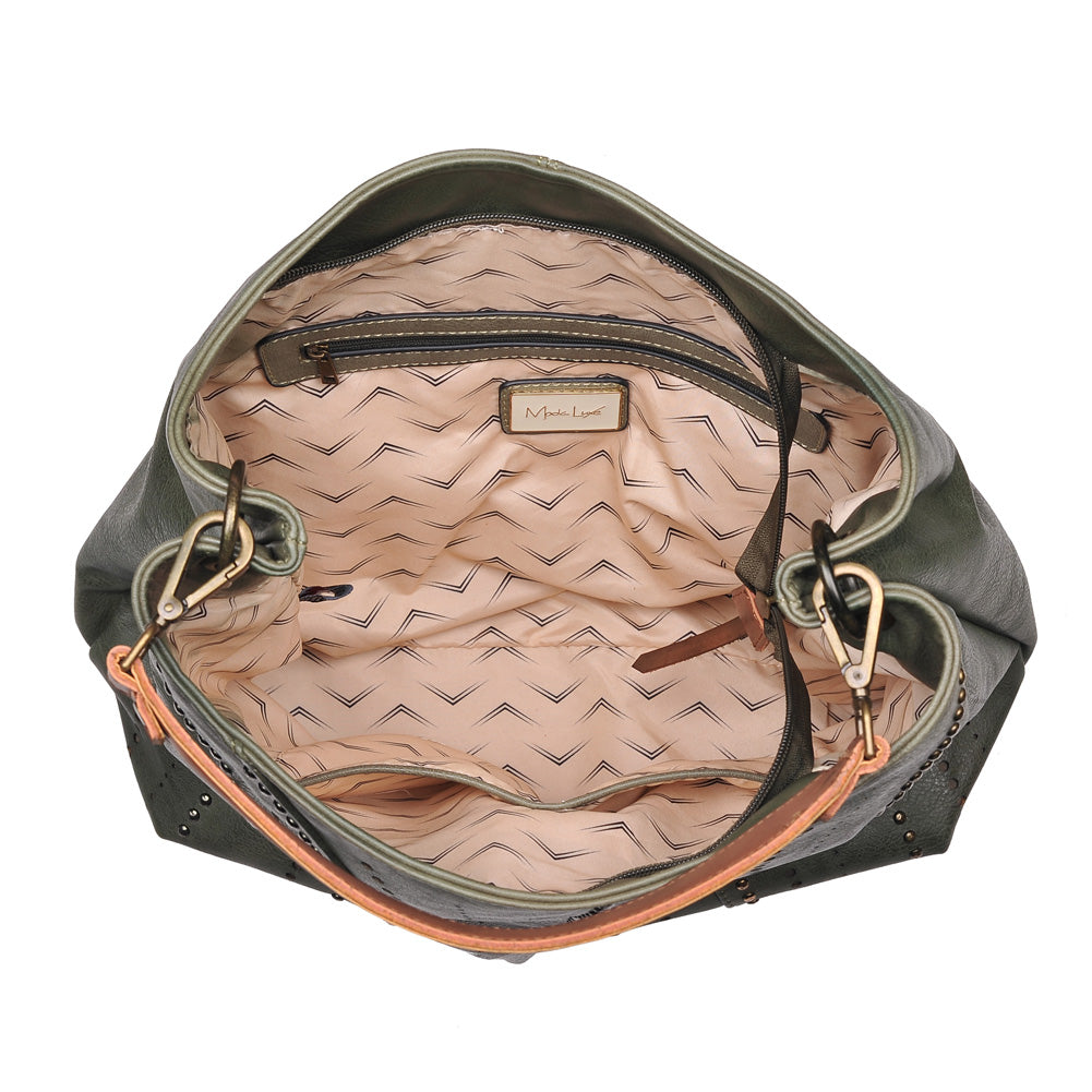 Moda Luxe Kate Women : Handbags : Hobo 842017117704 | Light Olive