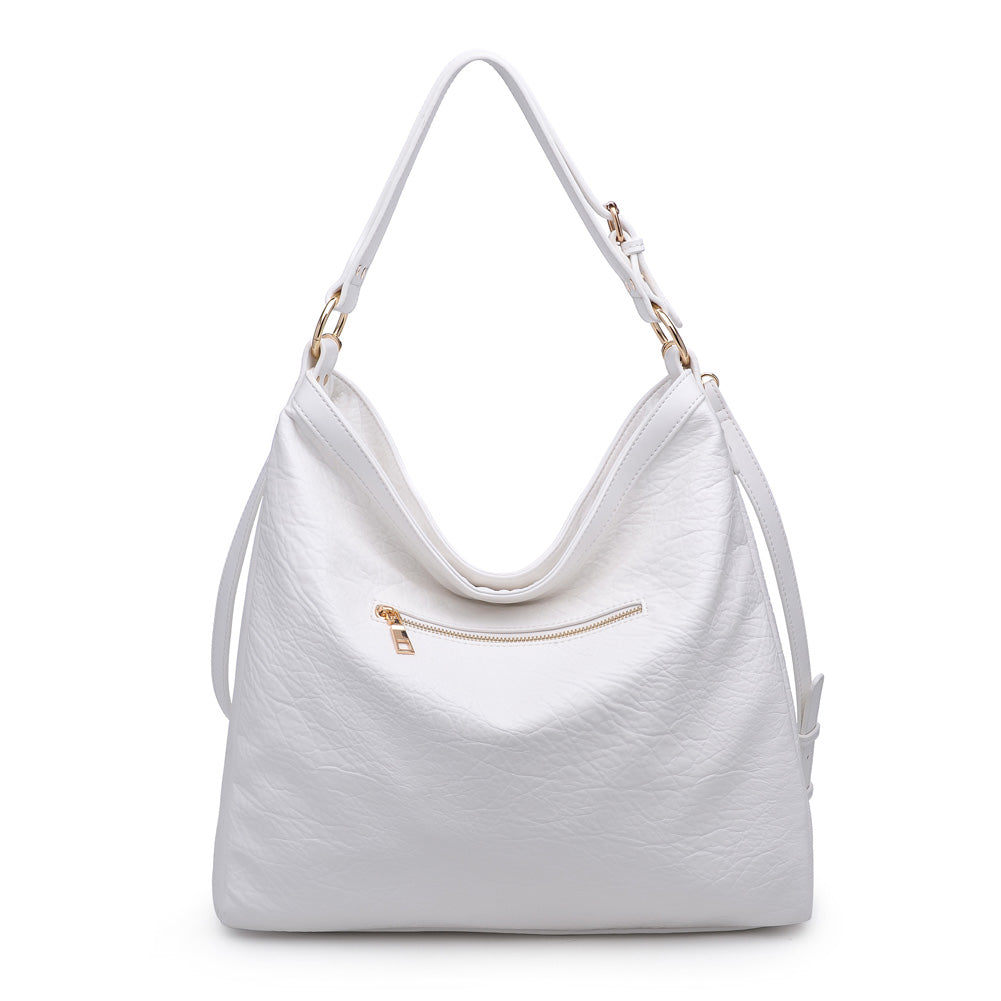 Moda Luxe Raena Women : Handbags : Hobo 842017118244 | White