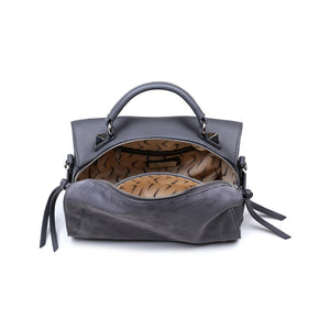 Moda Luxe Hudson Women : Handbags : Satchel 842017115601 | Charcoal