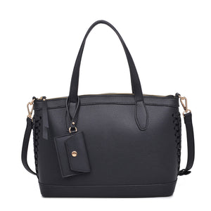 Moda Luxe Stormi Women : Handbags : Satchel 842017118732 | Black
