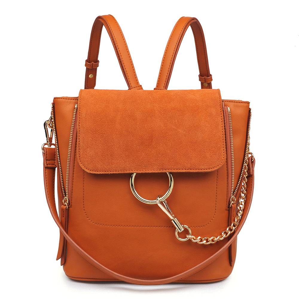 Moda Luxe Channing Women : Backpacks : Backpack 842017108320 | Cognac