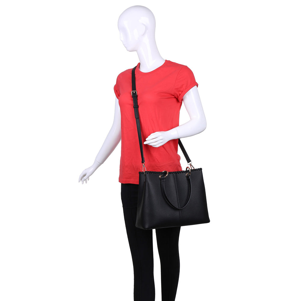 Moda Luxe Daphne Women : Handbags : Satchel 842017119531 | Black