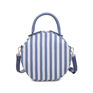 Moda Luxe Capetown-Striped Women : Crossbody : Crossbody 842017114161 | Denim White