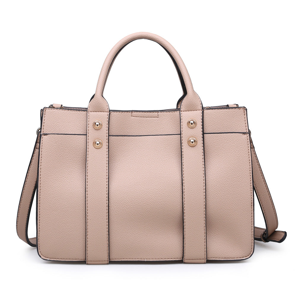 Moda Luxe Rockefeller Women : Handbags : Satchel 842017115588 | Camel