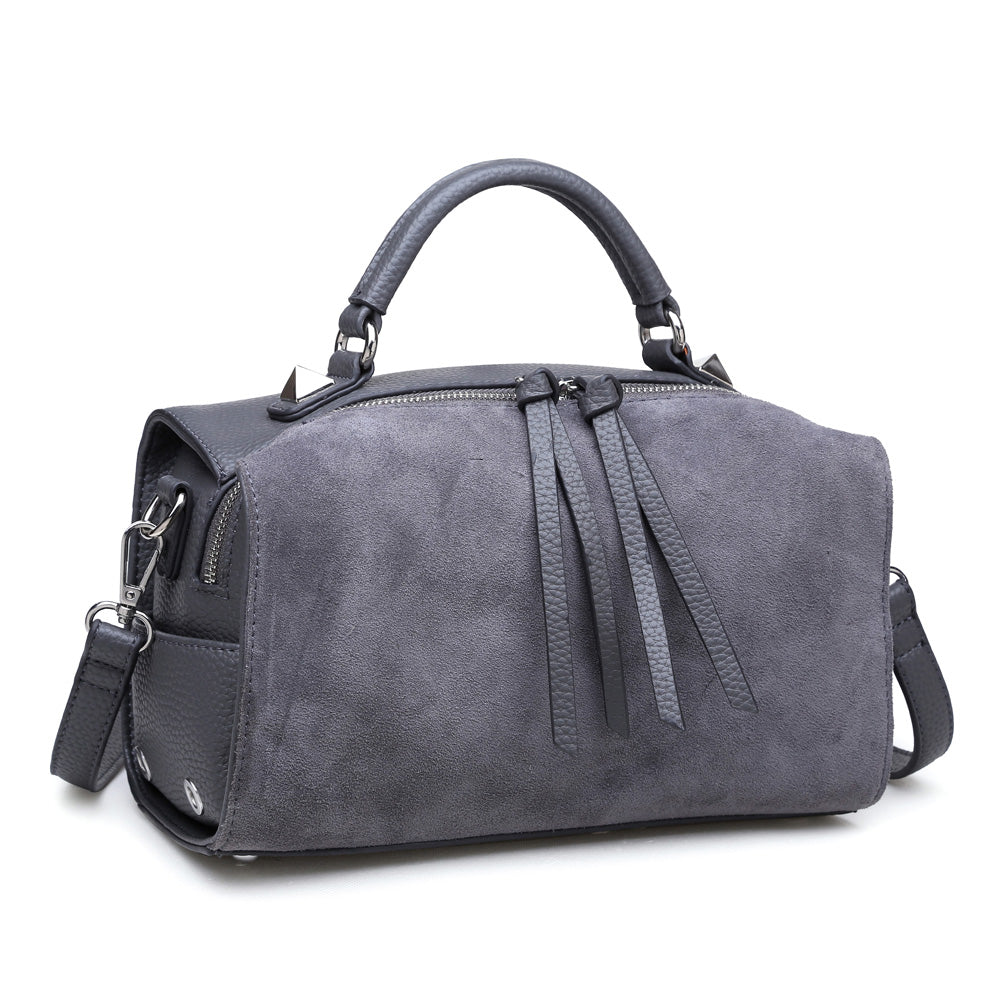 Moda Luxe Hudson Women : Handbags : Satchel 842017115601 | Charcoal