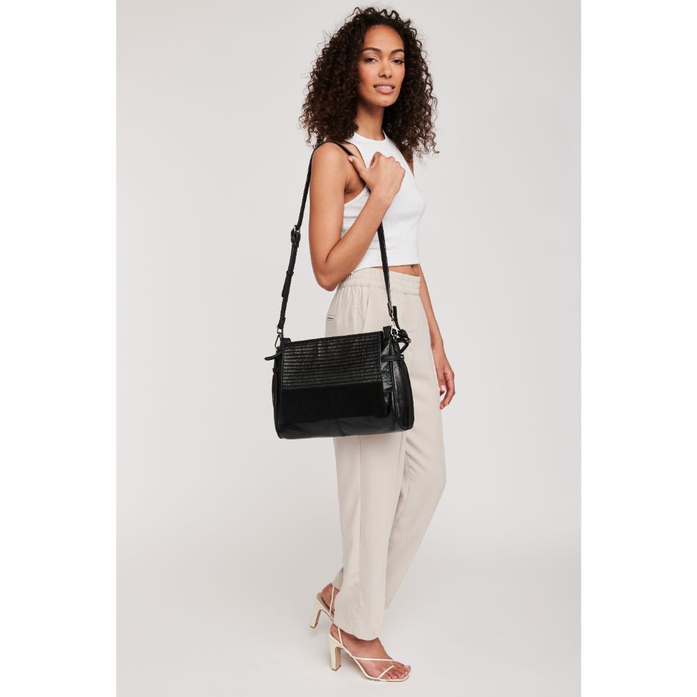 Moda Luxe Lucy Women : Handbags : Messenger 842017117483 | Black