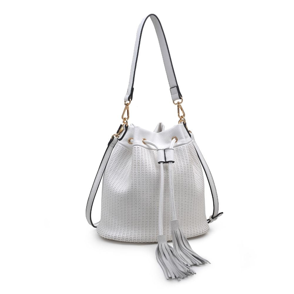 Moda Luxe Allie Women : Handbags : Bucket 842017123835 | White