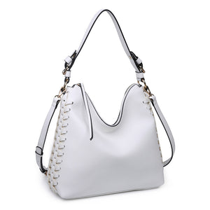 Moda Luxe Stephanie Women : Handbags : Hobo 842017119746 | White