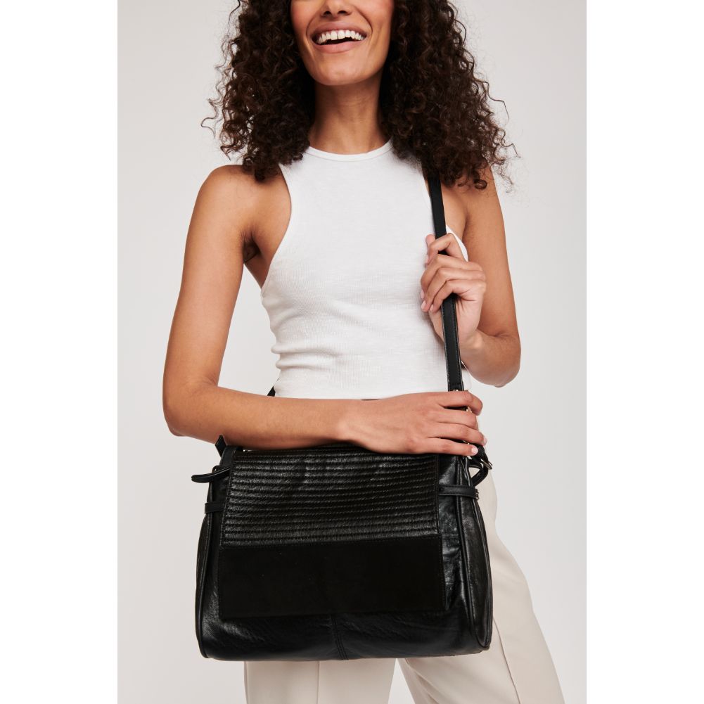 Moda Luxe Lucy Women : Handbags : Messenger 842017117483 | Black