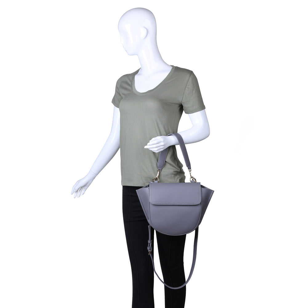 Moda Luxe Mara Women : Handbags : Satchel 842017115533 | Grey