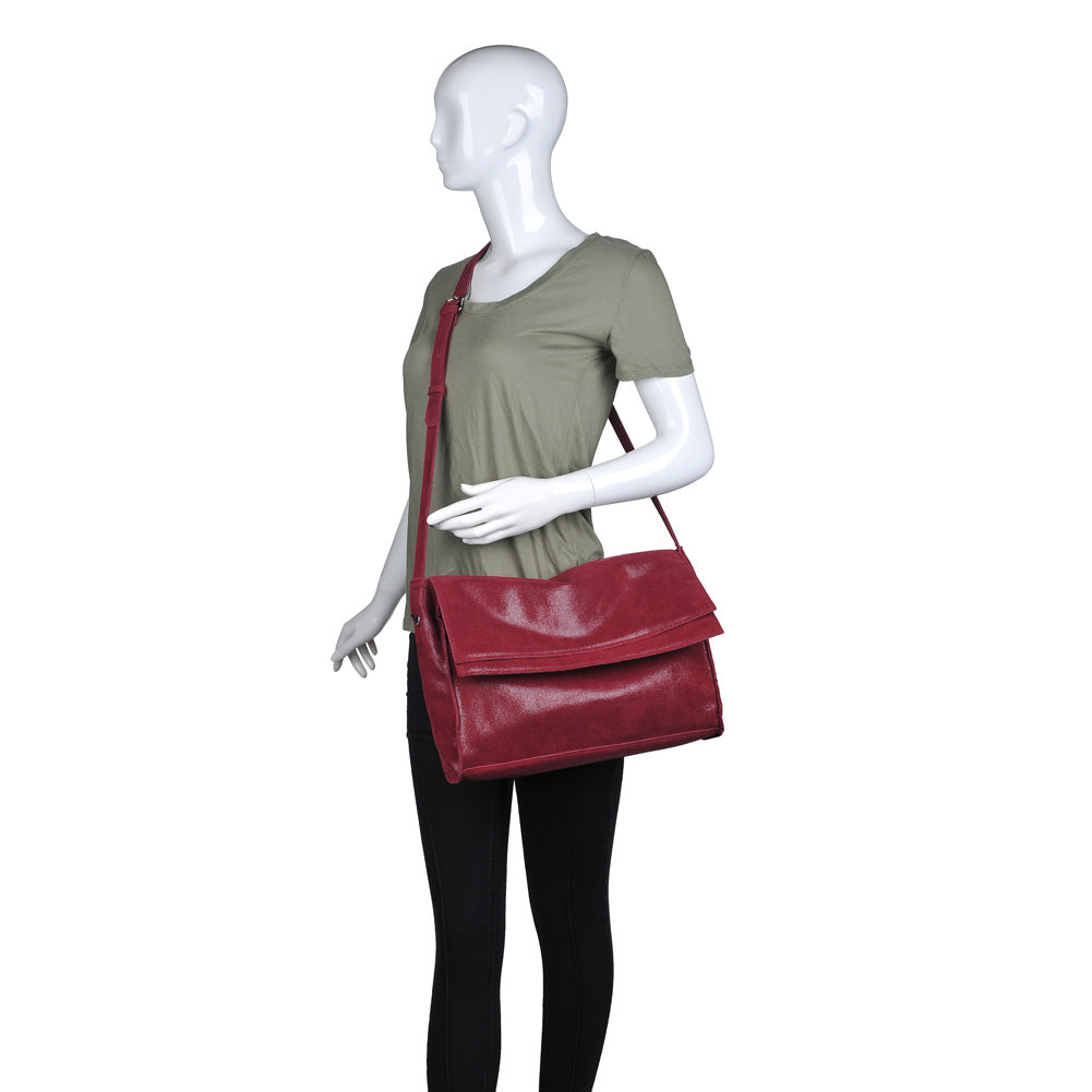 Moda Luxe Ashley Women : Handbags : Messenger 842017115458 | Burgundy