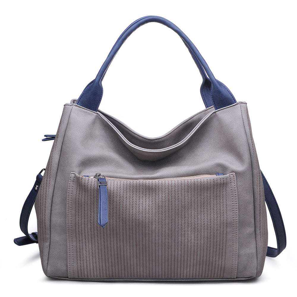 Moda Luxe Mika Women : Handbags : Satchel 842017105671 | Grey